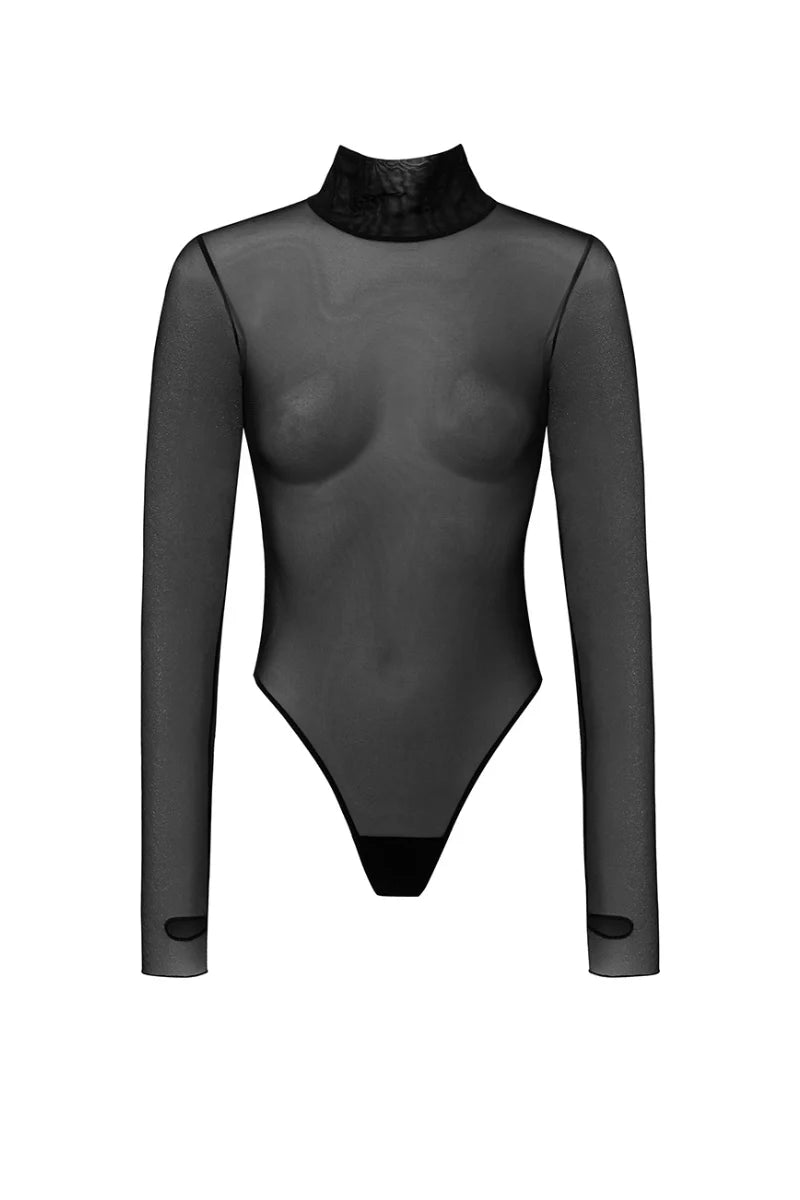 Aurora Sheer Mesh Bodysuit