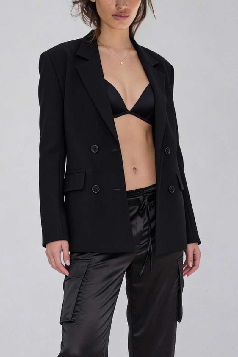 Beth Black Classic Blazer
