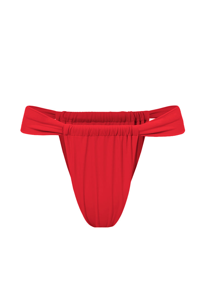 Kirei Red Bikini Bottoms