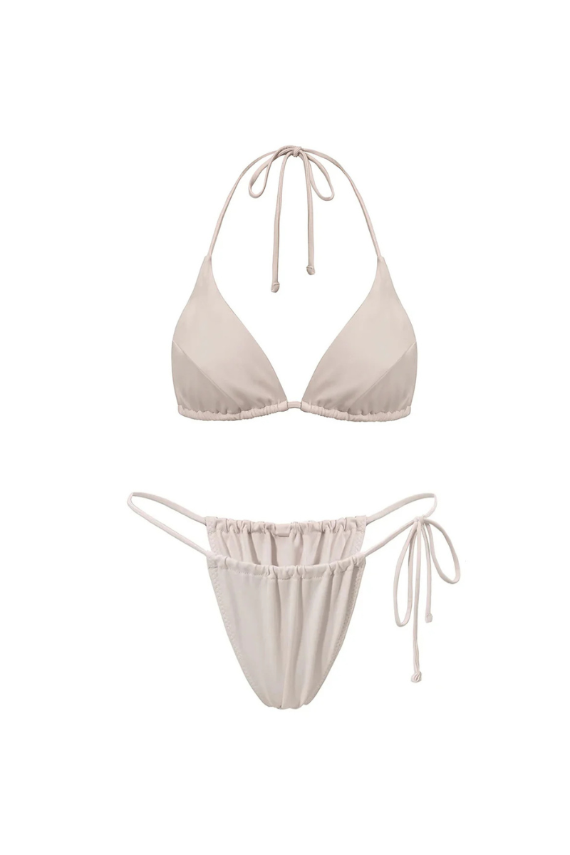 Perłowy zestaw bikini Samri