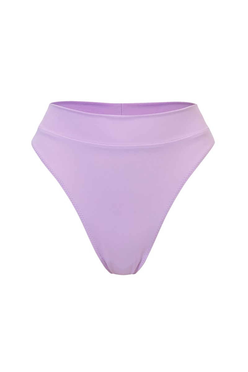 Fioletowy dół od bikini z wysokim stanem Kawai