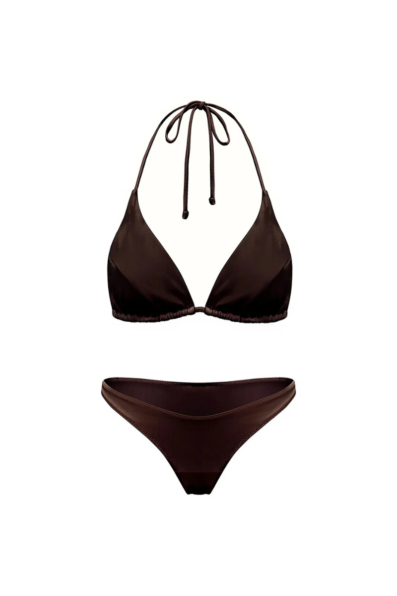 Brązowy zestaw bikini Brownie