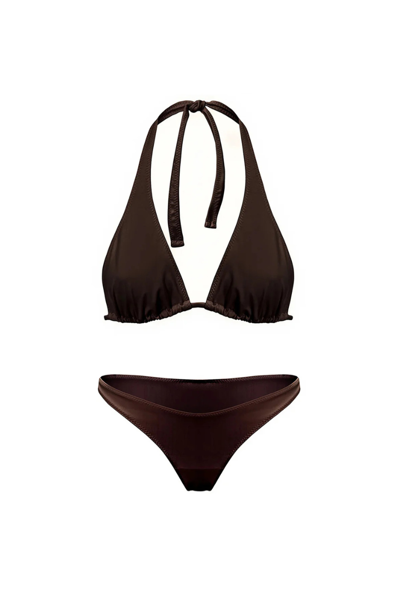 Brązowy zestaw bikini Fiji