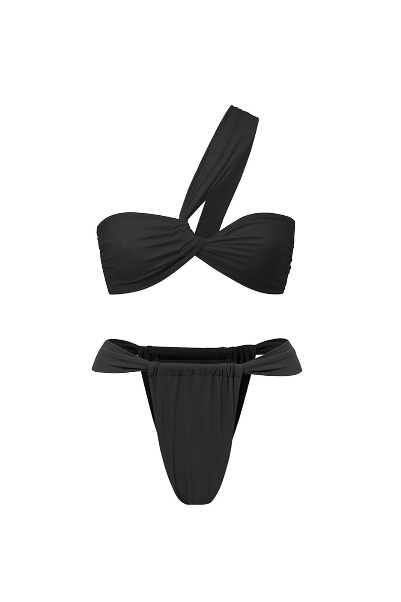 Czarny zestaw bikini Kirei