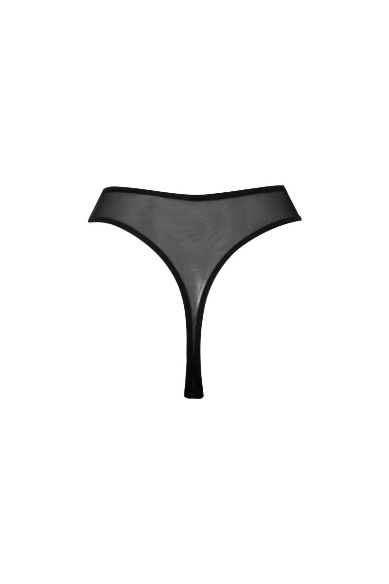 Wild Leopard Print Thong