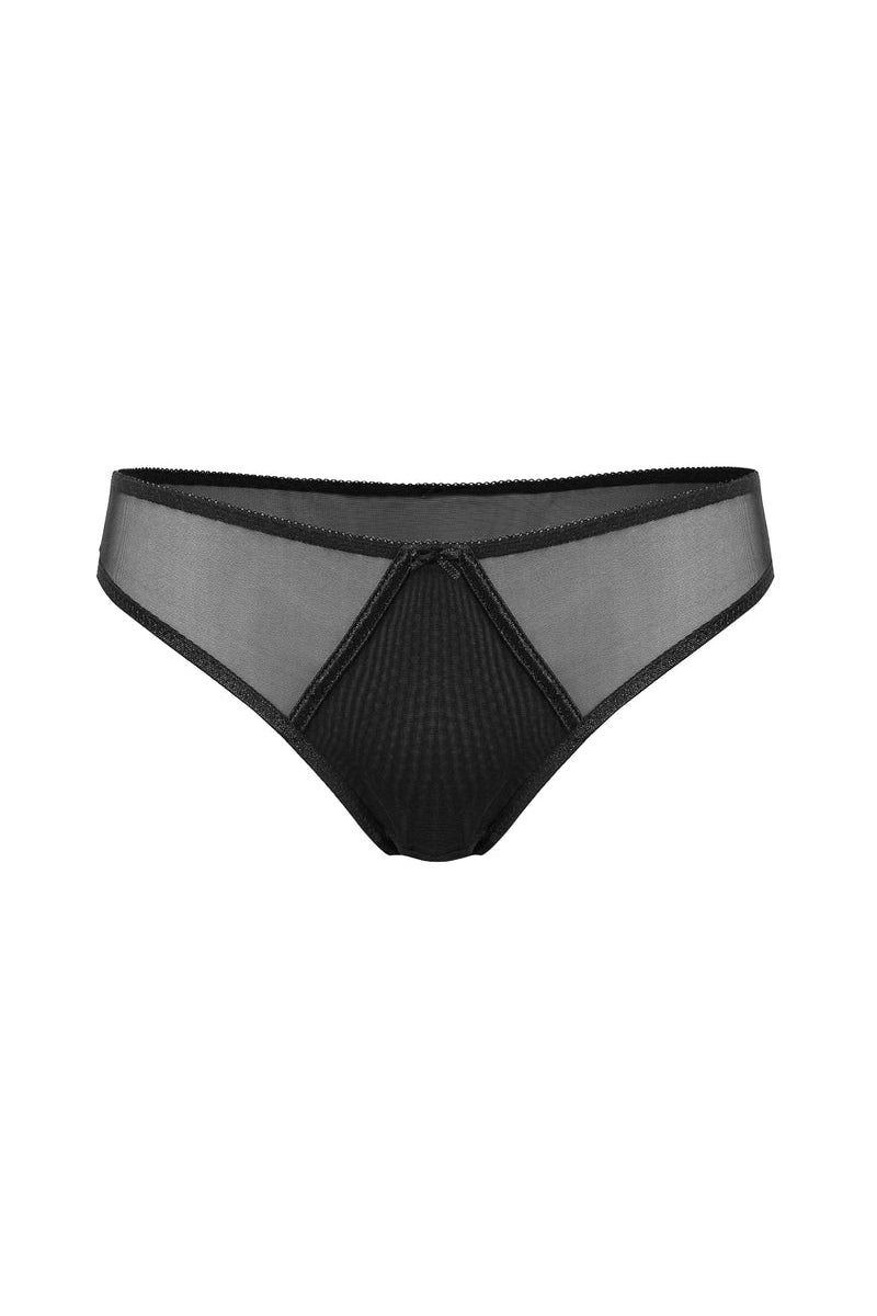 Przezroczyste figi Just Black